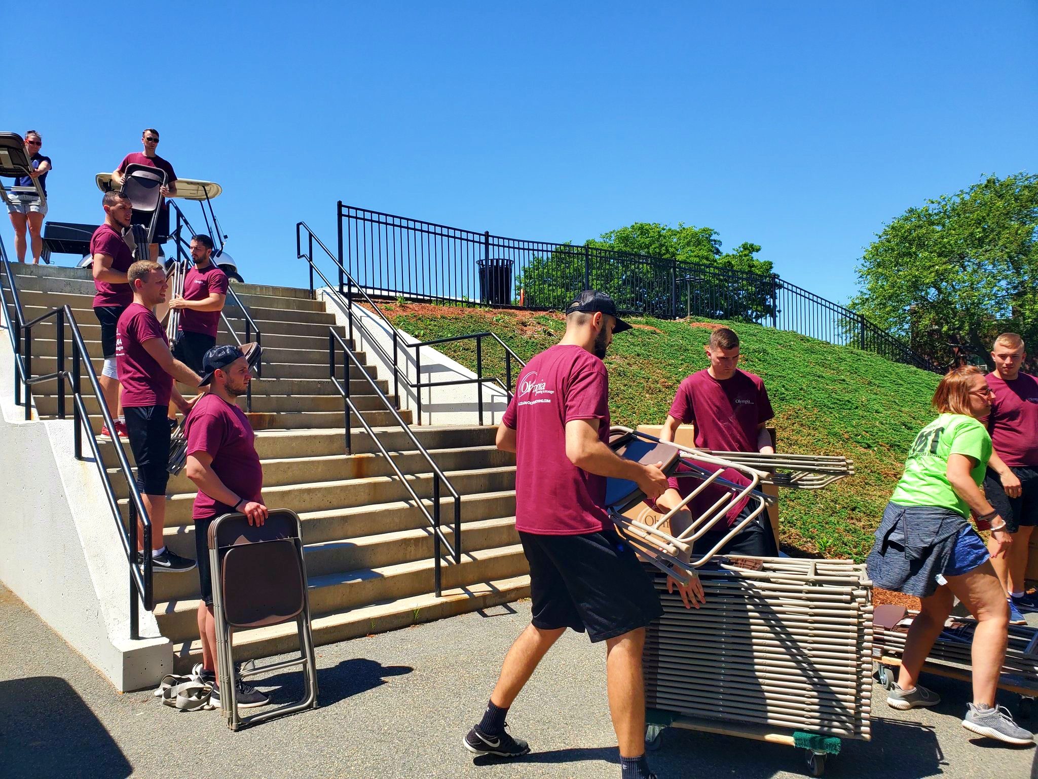 Olympia Moving Staffs conducting a residential move
