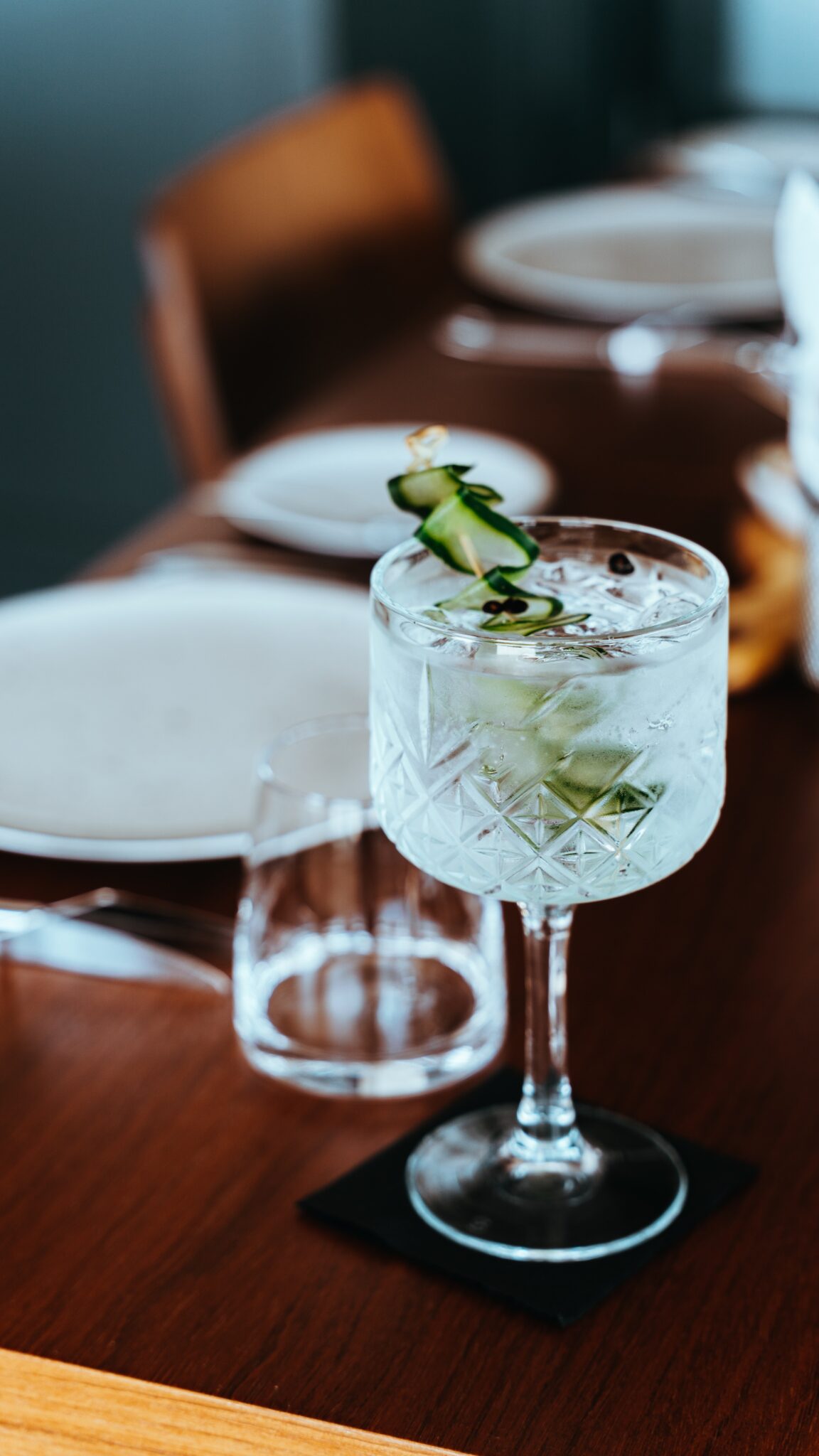 Crystal goblet