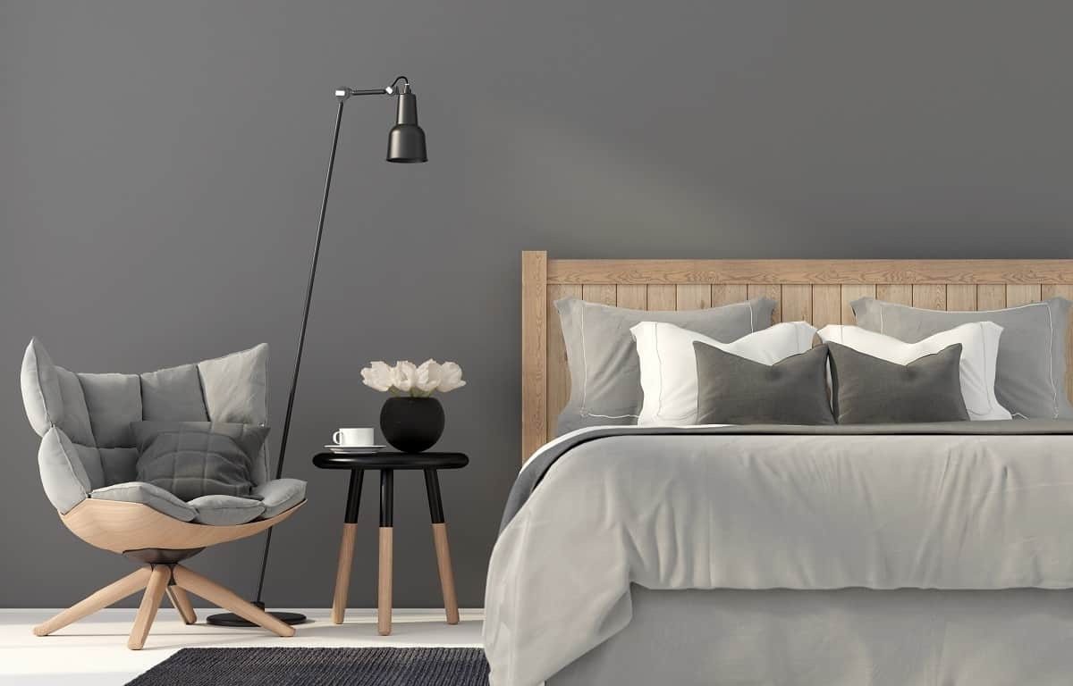 White And Grey Bedroom