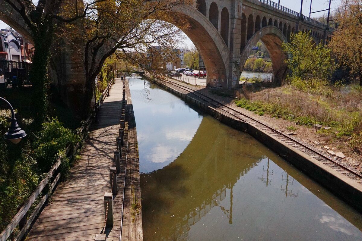 Manayunk tow path Pennsylvania