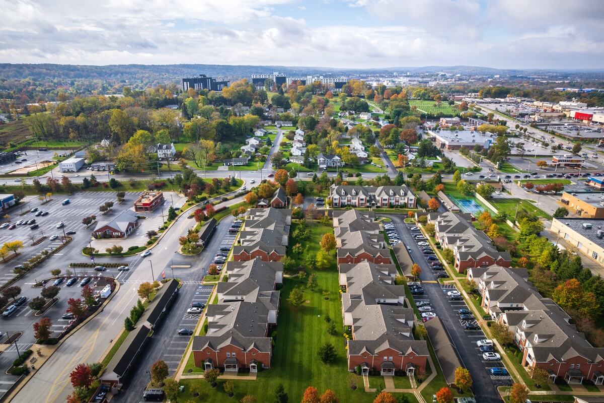 aerial of King of Prussia