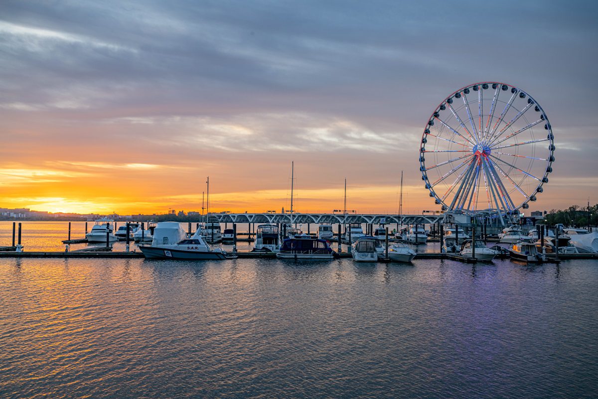 capital wheel, national harbor