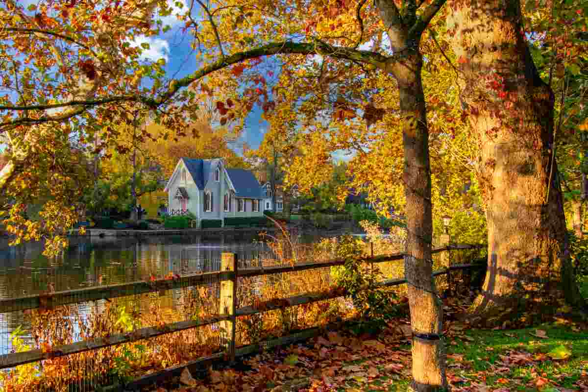 Old Library Lake Afton Yardley Pennsylvania