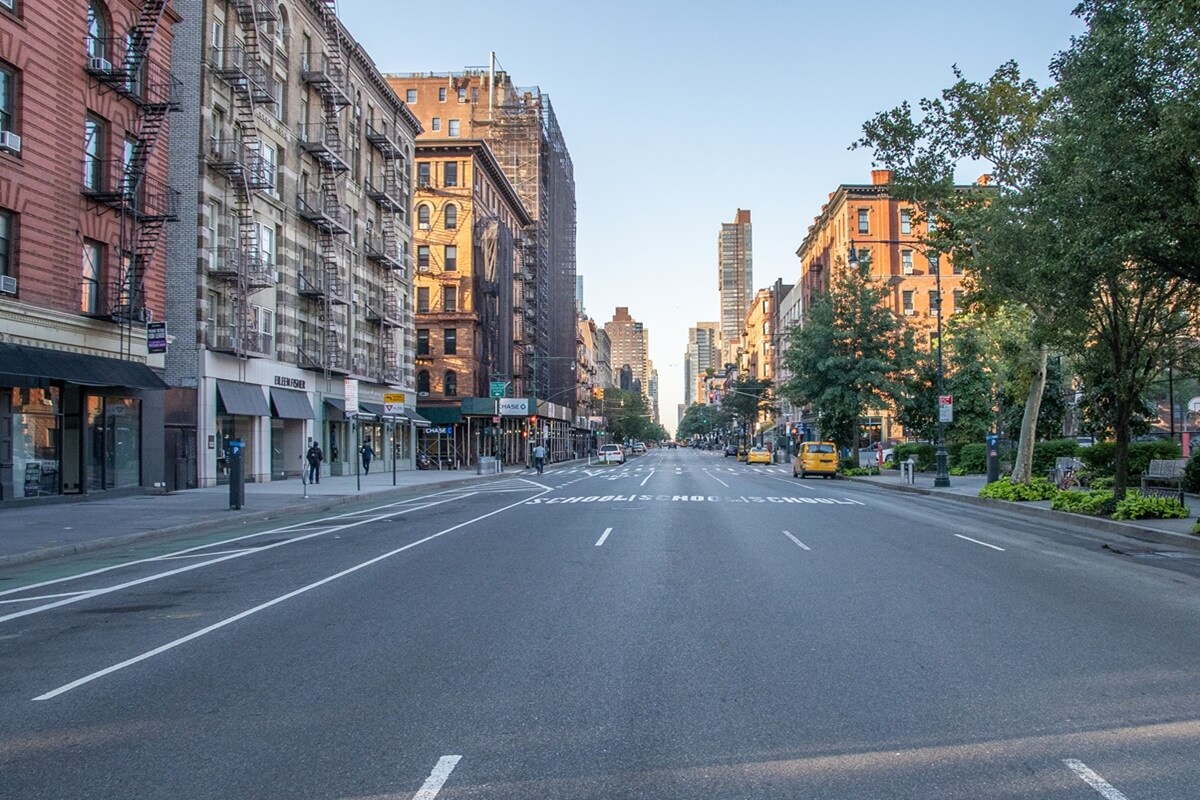 street in the city